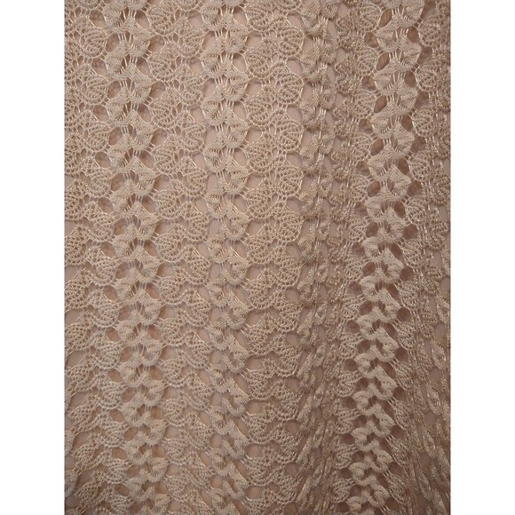 NWT Onyx Apparel Sz XL Cream Shirt Crochet Bell Sleeve Boho Cottage - Picture 8 of 10